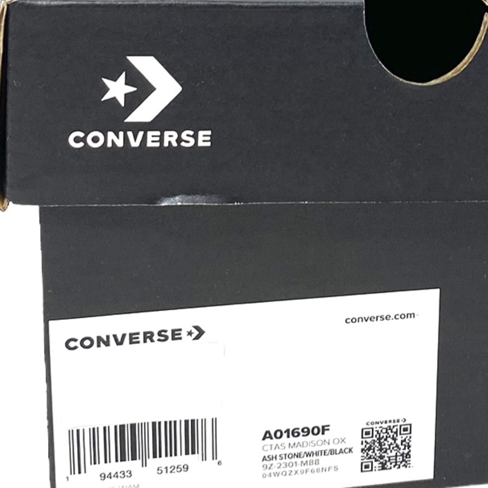 Converse Chuck Taylor Madison Low Top Skate Shoes Canvas Gray Women Size A01690F - Picture 9 of 10